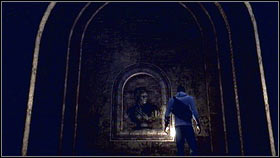 Listen to the ghost and use Eagle Vision to see two yellow points [1] - Sequence 9 - The Fall - p. 2 | Walkthrough - Walkthrough - Assassins Creed: Brotherhood Game Guide & Walkthrough