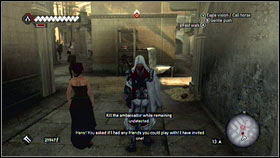 Courtesan will ask you to kill three ambassadors that she have to meet [1] - Courtesans Quests - p. 2 | Side Quests - Side Quests - Assassins Creed: Brotherhood Game Guide & Walkthrough