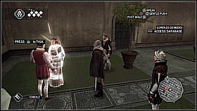 We are going back to the town [1] to Lorenzo - Main Plot - Sequence 6 - Main Plot - Assassins Creed II - Game Guide and Walkthrough