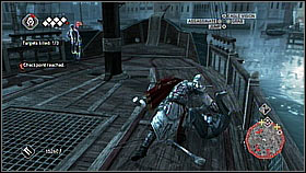 It is not particularly difficult to get rid of him - swim to the stern - Main Plot - Sequence 7 - Part 3 - Main Plot - Assassins Creed II - Game Guide and Walkthrough