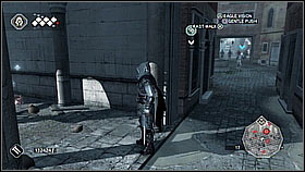 Follow the enemy - pass the temple and another roofs, at some point jump down into the water - Main Plot - Sequence 11 - Main Plot - Assassins Creed II - Game Guide and Walkthrough