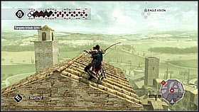 At the top, simply throw the second soldier to the abyss - Side Quests - Assassinations - Part 4 - Side Quests - Assassins Creed II - Game Guide and Walkthrough