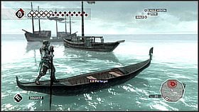 You have to follow the gondolier - he will lead you to the target - Side Quests - Assassinations - Part 5 - Side Quests - Assassins Creed II - Game Guide and Walkthrough
