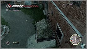 A man is chasing a woman in that location - Side Quests - Assassinations - Part 5 - Side Quests - Assassins Creed II - Game Guide and Walkthrough