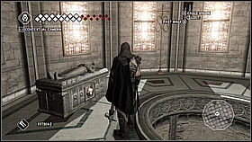 At the top make a big jump on the central platform - Florence - Il Duomos Secret - Dungeons - Assassins Creed II - Game Guide and Walkthrough