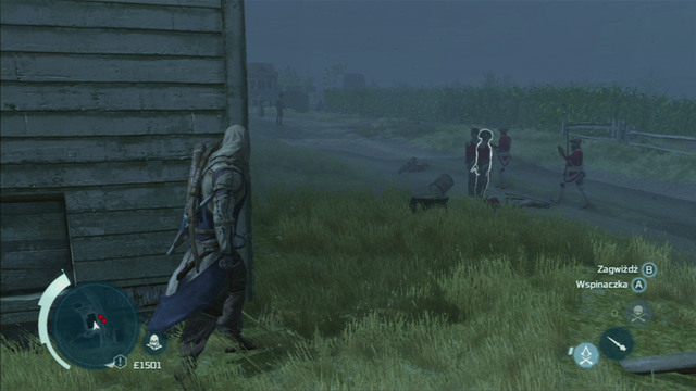 A new feature of Assassins Creed III is the possibility of attacking enemies behind corners of buildings - Hidden blades in Assassins Creed III Remastered - Assassinations - Assassins Creed III Game Guide & Walkthrough