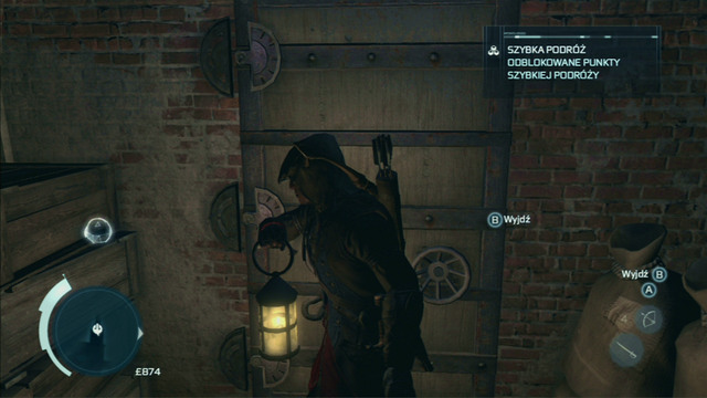 After reaching the exit, you will have to solve a simple puzzle - Fast travel in Assassins Creed III Remastered - Exploration - Assassins Creed III Game Guide & Walkthrough