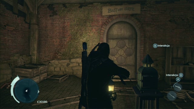 Use the left analog stick to turn the lens and the jump button to change the active one - Boston Underground in Assassins Creed III Remastered - Underground - Assassins Creed III Game Guide & Walkthrough