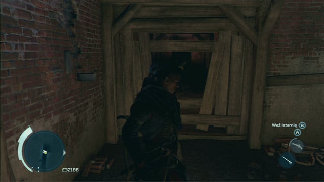 Shoot the barrel through the wooden barrier and get to the other side along the corridor on the right - Boston Underground in Assassins Creed III Remastered - Underground - Assassins Creed III Game Guide & Walkthrough