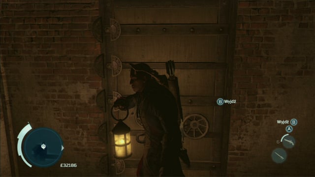 To open the door, move the left analog stick to the left, the right to the right and afterwards the left to the right - New York Underground in Assassins Creed III Remastered - Underground - Assassins Creed III Game Guide & Walkthrough