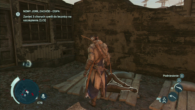 The mission will end when you put the diseased onto the beddings - New York - western district in Assassins Creed III Remastered - Assassin Guild - Assassins Creed III Game Guide & Walkthrough