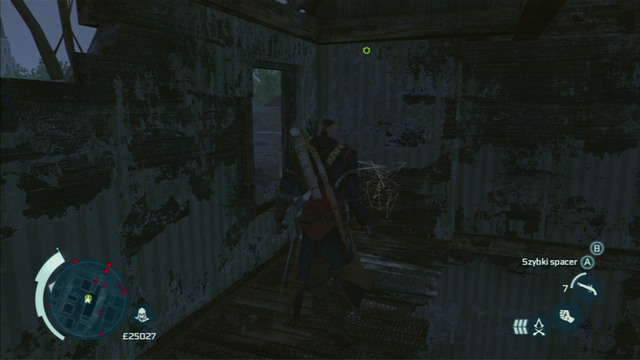 To obtain it, go through the roof onto the upper floor of the burned building and open the chest - Achilles | Homestead | Assassins Creed III Remastered - Homestead - Assassins Creed III Game Guide & Walkthrough