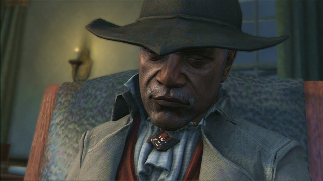 The mission will end as you give the obtained item to Achilles - Achilles | Homestead | Assassins Creed III Remastered - Homestead - Assassins Creed III Game Guide & Walkthrough