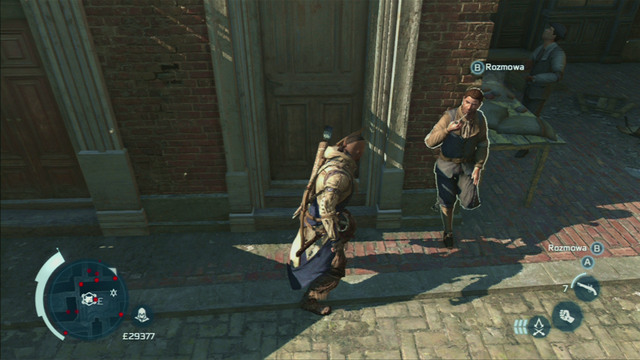 You need to head to the Homestead icon and speak with the man waiting there - Dave the Blacksmith | Homestead | Assassins Creed III Remastered - Homestead - Assassins Creed III Game Guide & Walkthrough