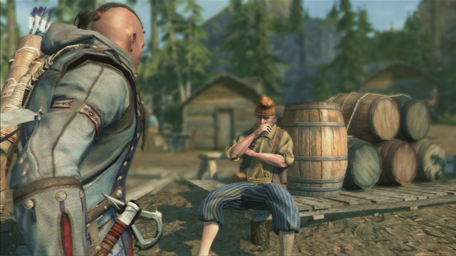 Optional objective: Perform ledge assassinations - 3 - Naval mission - Fort Wolcott | Captain Kidds treasure in AC III Remastered - Captain Kidds treasure - Assassins Creed III Game Guide & Walkthrough