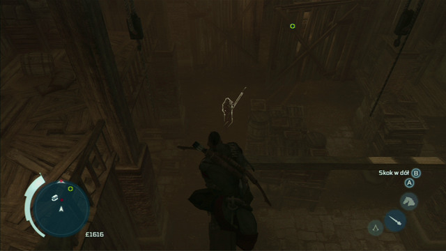 The next soldier can be found on the lower level - Naval mission - Fort Wolcott | Captain Kidds treasure in AC III Remastered - Captain Kidds treasure - Assassins Creed III Game Guide & Walkthrough