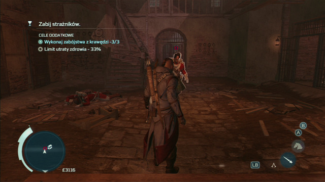 Optional objective: Limit health loss - 33% - Naval mission - Fort Wolcott | Captain Kidds treasure in AC III Remastered - Captain Kidds treasure - Assassins Creed III Game Guide & Walkthrough