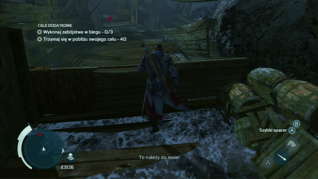 The man will find the piece of man which Connor is looking for and you will have to get it back - Naval mission - Dead Chests Treasure | Captain Kidds treasure in AC III - Captain Kidds treasure - Assassins Creed III Game Guide & Walkthrough