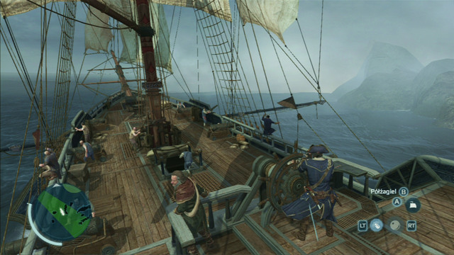 During battles, always attack smaller ships with the swivel gun and swim sideways to bigger units so that you can attack them with a full cannon volley - Naval battles in Assassins Creed III Remastered - Ships - Assassins Creed III Game Guide & Walkthrough