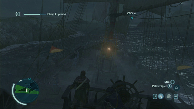 When Connor returns to the deck, approach the wheel and sail in the designated way - The Rescue | Naval missions in Assassins Creed III Remastered - Naval missions - Assassins Creed III Game Guide & Walkthrough