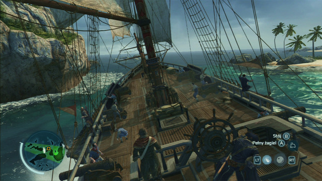 Optional objective: Take out the mast of the main ship in one chain shot - Biddles Hideout | Naval missions in Assassins Creed III Remastered - Naval missions - Assassins Creed III Game Guide & Walkthrough