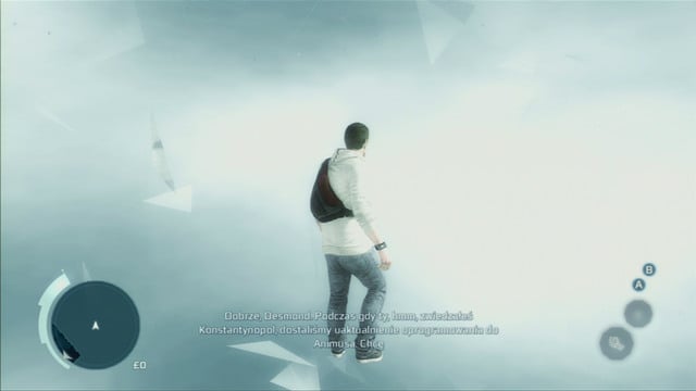 That way you will reach a room where Desmond will use the first power source and he will be moved to the Animus - Sequence 1 - Refresher Course | Assassins Creed III Remastered Walkthrough - Walkthrough - Assassins Creed III Game Guide & Walkthrough