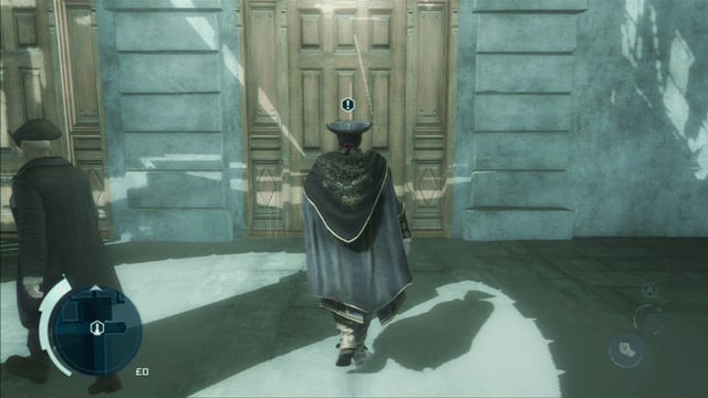 That way you will reach a spot where Desmond will step into the shoes of a new character - Sequence 1 - Refresher Course | Assassins Creed III Remastered Walkthrough - Walkthrough - Assassins Creed III Game Guide & Walkthrough