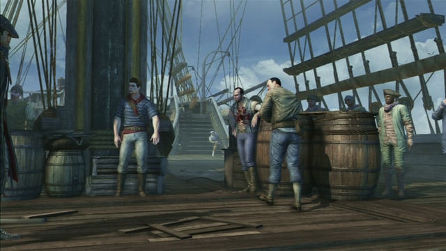 After getting beaten up yet again, the sailor will take out a knife and will try to kill you - Sequence 1 - Journey to the New World | Assassins Creed III Walkthrough - Walkthrough - Assassins Creed III Game Guide & Walkthrough