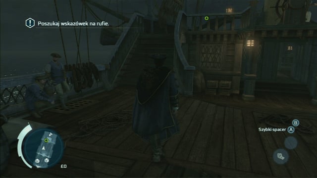 Afterwards check out the stern and go below the deck - Sequence 1 - Journey to the New World | Assassins Creed III Walkthrough - Walkthrough - Assassins Creed III Game Guide & Walkthrough