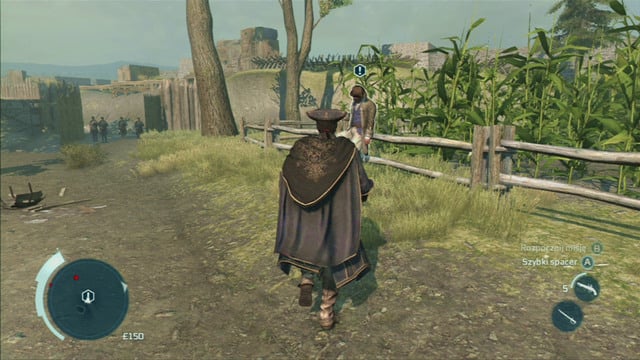 After speaking with Johnson, leave the inn and speak with Hickey beside the building - Sequence 2 - Johnsons Errand | Assassins Creed III Remastered Walkthrough - Walkthrough - Assassins Creed III Game Guide & Walkthrough