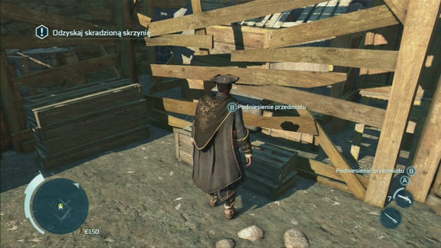 Inside the fort you will find the chest youre looking for - Sequence 2 - Johnsons Errand | Assassins Creed III Remastered Walkthrough - Walkthrough - Assassins Creed III Game Guide & Walkthrough