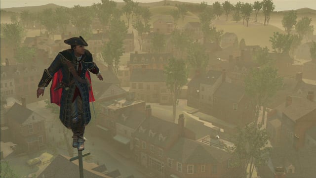 Climb to the top and press the interaction button - Sequence 2 - The Surgeon | Assassins Creed III Remastered Walkthrough - Walkthrough - Assassins Creed III Game Guide & Walkthrough