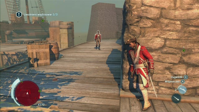 If youre fast enough, you should get there before the next guard shows up there - Sequence 2 - Infiltrating Southgate | Assassins Creed III Remastered Walkthrough - Walkthrough - Assassins Creed III Game Guide & Walkthrough