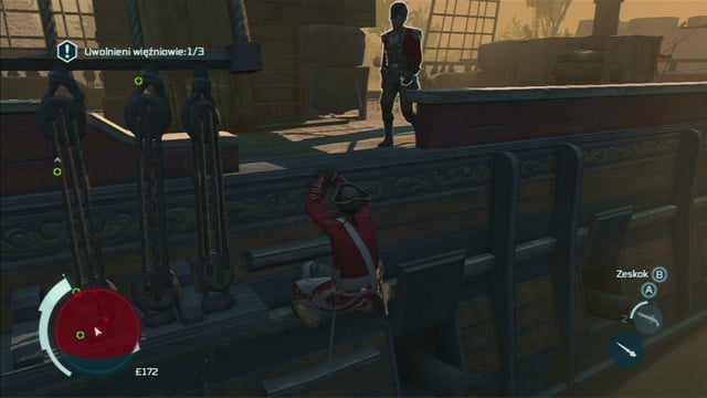 The next group of prisoners are held on the ship - Sequence 2 - Infiltrating Southgate | Assassins Creed III Remastered Walkthrough - Walkthrough - Assassins Creed III Game Guide & Walkthrough