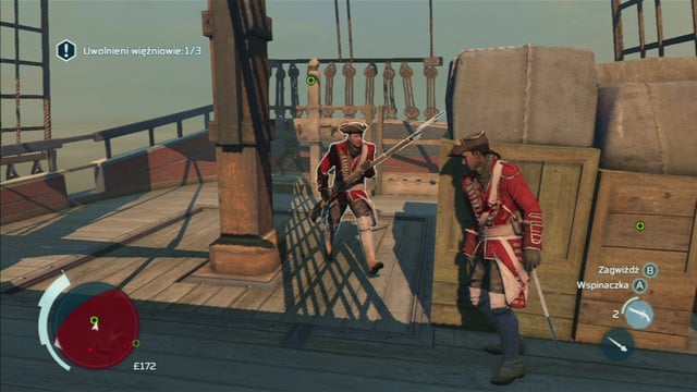 Board the ship and hide behind the cargo - Sequence 2 - Infiltrating Southgate | Assassins Creed III Remastered Walkthrough - Walkthrough - Assassins Creed III Game Guide & Walkthrough