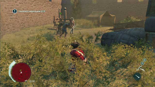 The last group of prisoners can be found nearby the first - Sequence 2 - Infiltrating Southgate | Assassins Creed III Remastered Walkthrough - Walkthrough - Assassins Creed III Game Guide & Walkthrough
