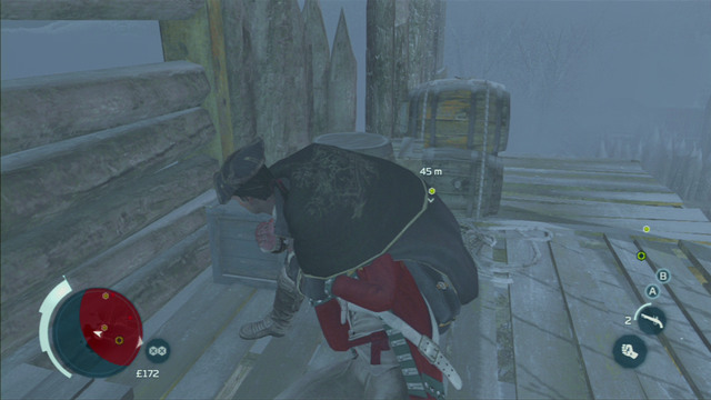 He will give you a couple seconds to approach and stun him - Sequence 3 - Execution is Everything | Assassins Creed III Walkthrough - Walkthrough - Assassins Creed III Game Guide & Walkthrough