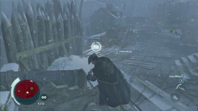 After taking care of him, approach the cannon and hold down the interaction button to render it useless - Sequence 3 - Execution is Everything | Assassins Creed III Walkthrough - Walkthrough - Assassins Creed III Game Guide & Walkthrough