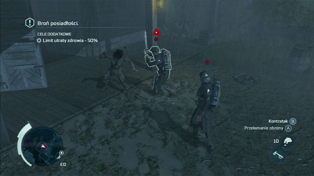 Optional objective: Limit health loss - 50% - Sequence 5 - A Boorish Man | Assassins Creed III Remastered Walkthrough - Walkthrough - Assassins Creed III Game Guide & Walkthrough