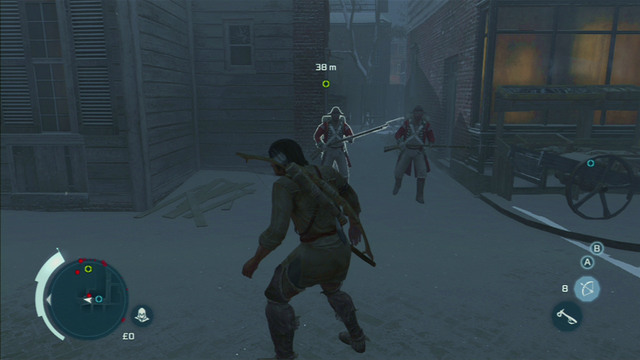 A fight will be inevitable only after you reach the sewer entrance - Sequence 5 - Bostons Most Wanted | Assassins Creed III Remastered Walkthrough - Walkthrough - Assassins Creed III Game Guide & Walkthrough