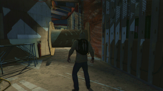 On the right you should see a big spool - Sequence 5 - First Power Source | Assassins Creed III Remastered Walkthrough - Walkthrough - Assassins Creed III Game Guide & Walkthrough