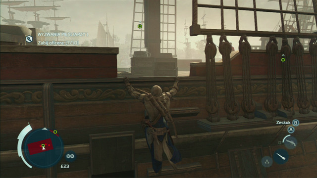 If they dont approach you close enough for you to throw them into the ocean, get aboard the ship for a second and leave it right afterwards - Sequence 7 - Conflict Looms | Assassins Creed III Remastered Walkthrough - Walkthrough - Assassins Creed III Game Guide & Walkthrough