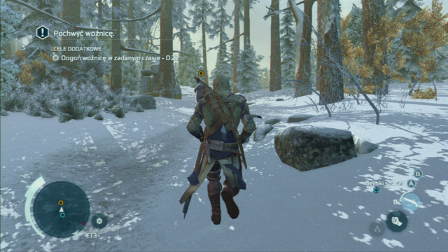 Optional objective: Catch the cart driver within the given time - 0:30 - Sequence 9 - Missing Supplies | Assassins Creed III Remastered Walkthrough - Walkthrough - Assassins Creed III Game Guide & Walkthrough