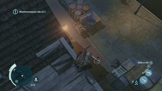 Kill him silently and afterwards attack the guard walking below from above - Sequence 9 - Father and Son | Assassins Creed III Remastered Walkthrough - Walkthrough - Assassins Creed III Game Guide & Walkthrough