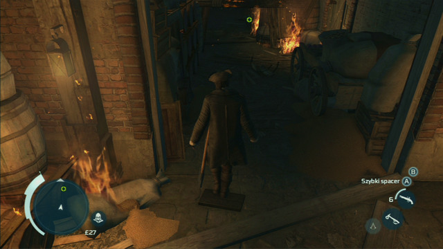 When the fight is over, the warehouse will start burning - Sequence 9 - The Foam and The Flames | Assassins Creed III Walkthrough - Walkthrough - Assassins Creed III Game Guide & Walkthrough