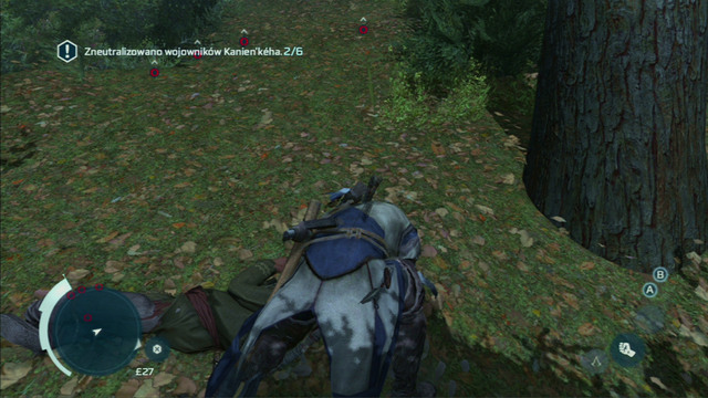 Leave the village and the Indians will be marked with red dots on the map - Sequence 10 - A Broken Trust | Assassins Creed III Remastered Walkthrough - Walkthrough - Assassins Creed III Game Guide & Walkthrough