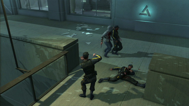 Eventually you will reach a corridor with a broken window where you will be attacked by Cross - Sequence 10 - Third Energy Source | Assassins Creed III Remastered Walkthrough - Walkthrough - Assassins Creed III Game Guide & Walkthrough