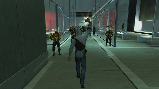 In order to leave the building, you will once again have to press the button and afterwards head forward all the way - Sequence 10 - Third Energy Source | Assassins Creed III Remastered Walkthrough - Walkthrough - Assassins Creed III Game Guide & Walkthrough