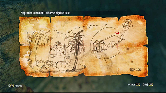 The map is in thr Western part of the restricted area, in the recess - Ambergis Key | Treasure maps - Treasure maps - Assassins Creed IV: Black Flag Game Guide & Walkthrough