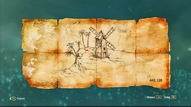 The map is in the North-Eastern part of the location, on the beach - Salt Lagoon | Treasure maps - Treasure maps - Assassins Creed IV: Black Flag Game Guide & Walkthrough